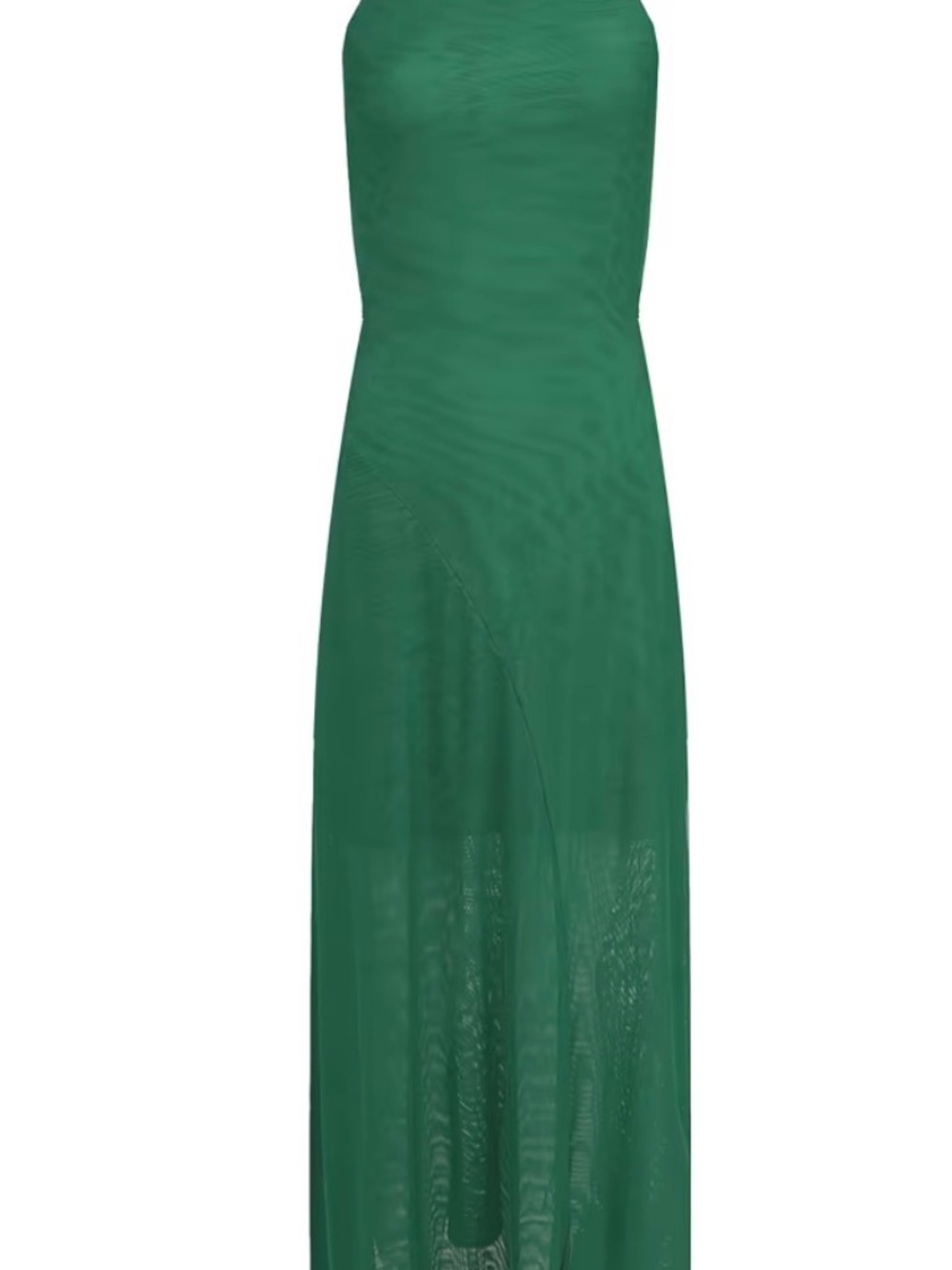 Nix Paule Hermanny Green Maxi Dress - Elegant Sleeveless Evening Gown